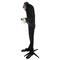 6ft. Lighted Animated Scary Butler Standing Halloween Decoration